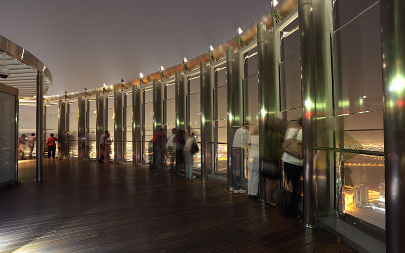 Evening View of Observation Deck
