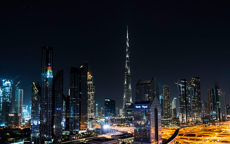 Burj Khalifa Night View