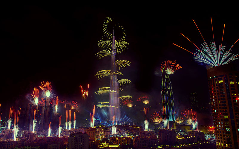 Fireworks in Dubai