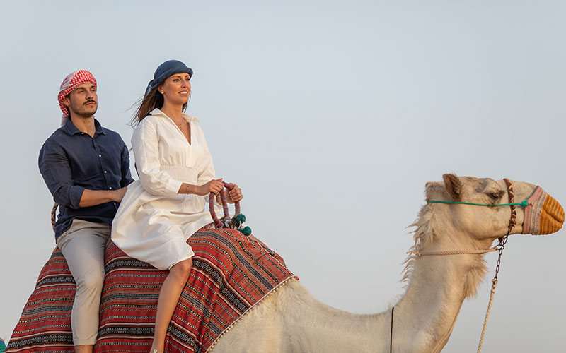 Couples Camel Riding