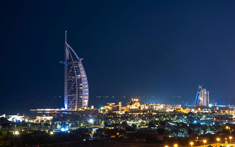 Burj Al Arab at Night