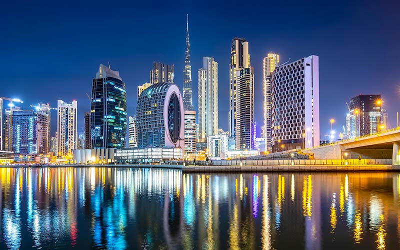 Dubai Creek at Night